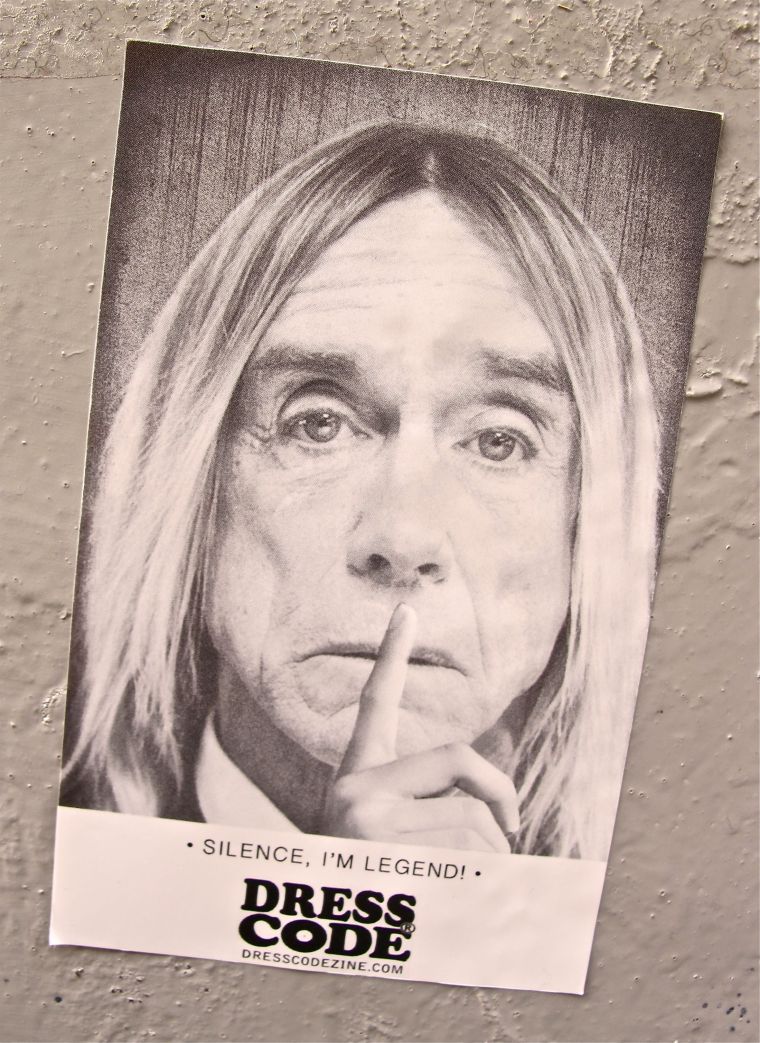 Pitti Uomo Fashion Show in Florence- IGGY POP Sticker