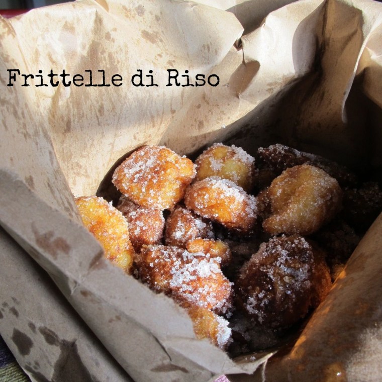 frittelle di riso for father's day-